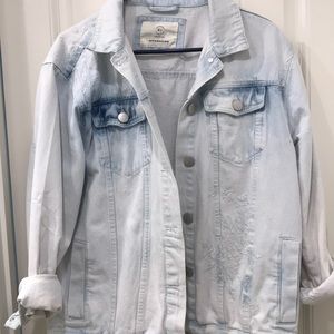 Cotton On jean jacket w embroidered detail